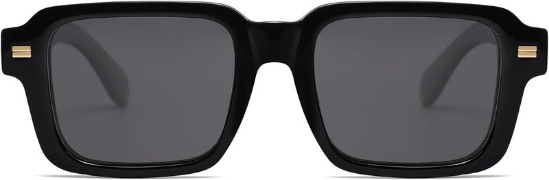 Sojos Trendy Square Polarized Sunglasses for Women Men, Retro Vintage Womens Mens Rectangle Shades SJ2345 - Image 2
